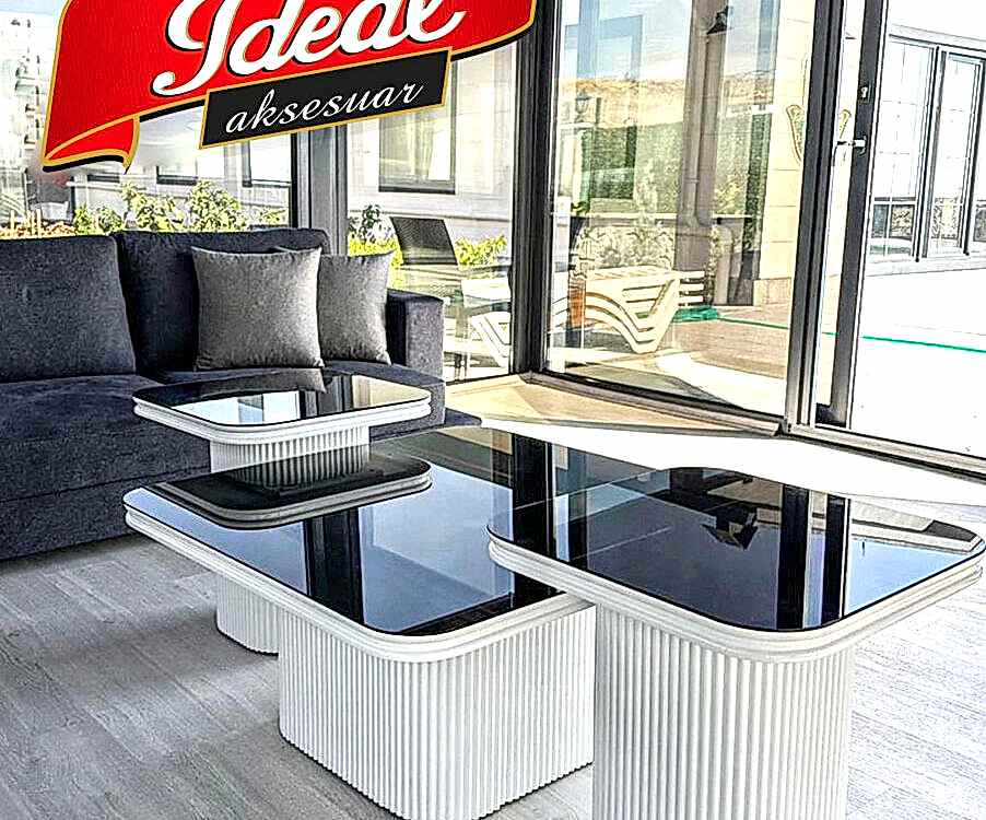 Aynalı Bohem Orta Sehpa