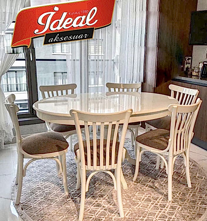 Modern Oval Masa Takımı