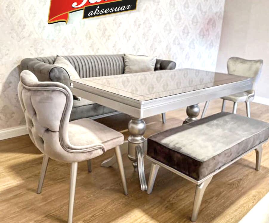 Relax Gümüş Bank Takımı